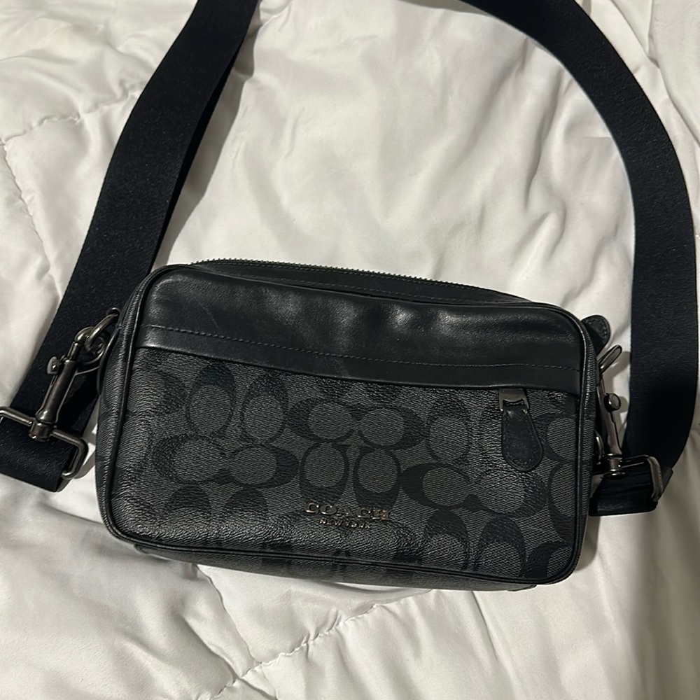 Coach crossbody purse in Colorblock Signature Canvas